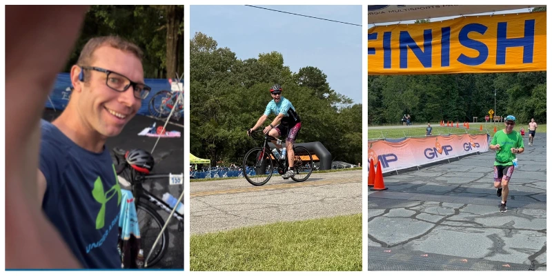 Steve completed a Olympic distance marathon in September 2025