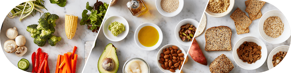 Some of the foods that fight inflammation: vegetables, healthy fats, whole grains