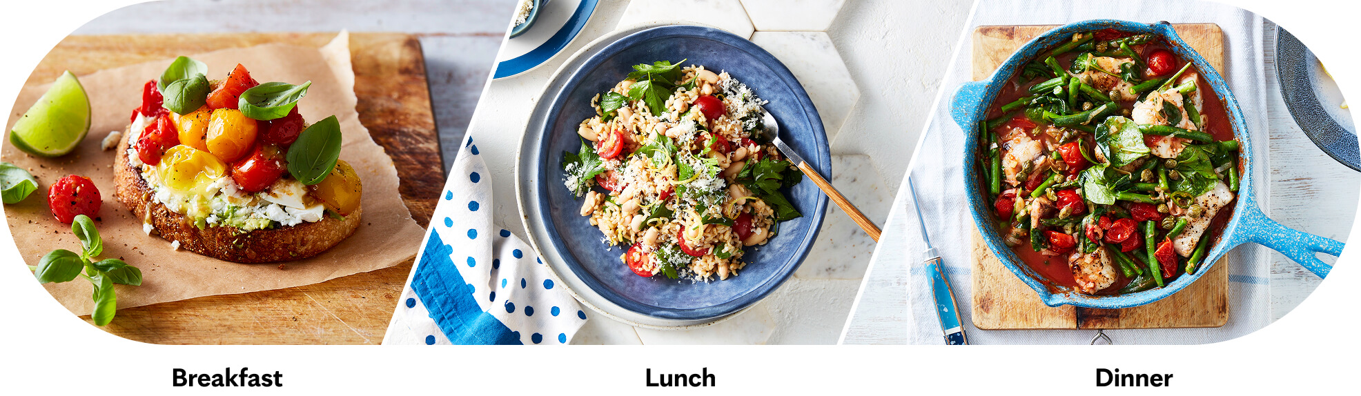 Mediterranean diet meal sample