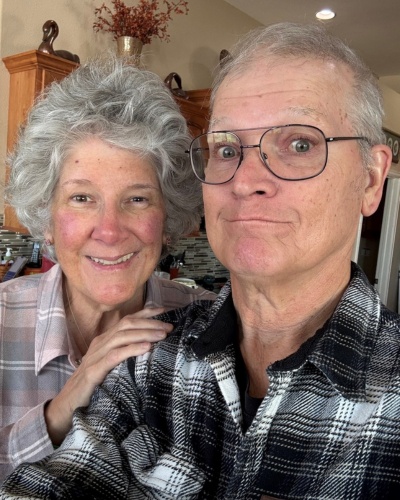 Nancy with her husband Wayne who also lost weight with the Mayo Clinic Diet